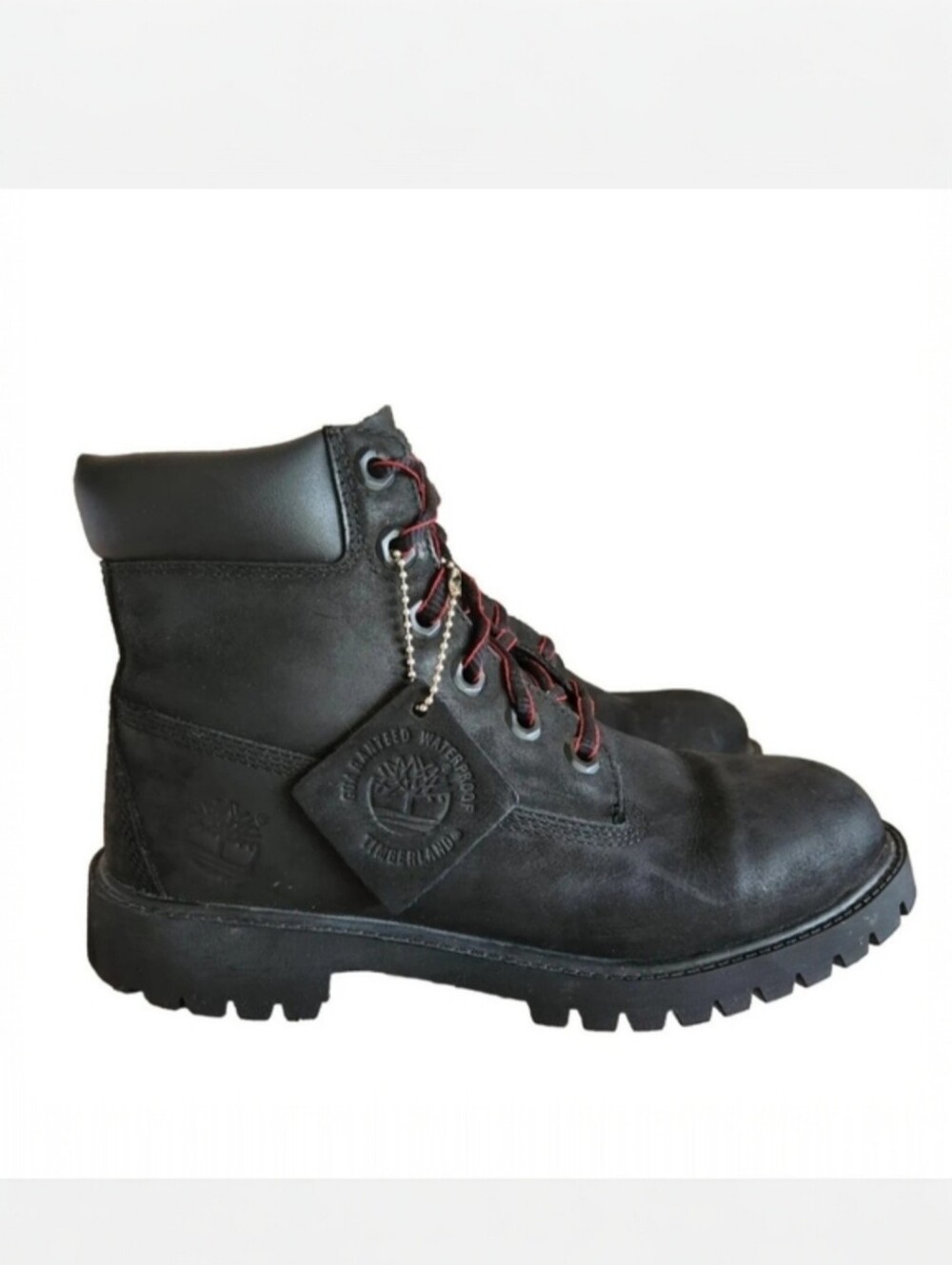 Timberland Big Kids Lug Sole Insulated  Hiking Boots Black Size 3.5